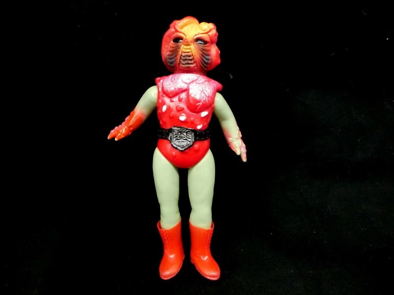 フリマ君 仮面ライダー ソフビ カニバブラー 旧バンダイ 昭和当時物