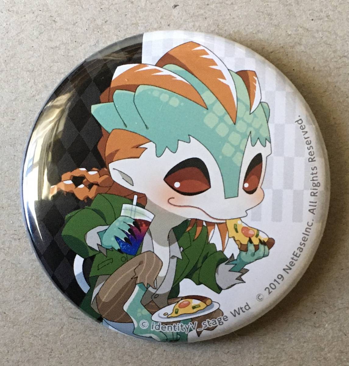 第五人格 Identity V STAGE アニメイトカフェ 限定 缶バッジ 魔トカゲ