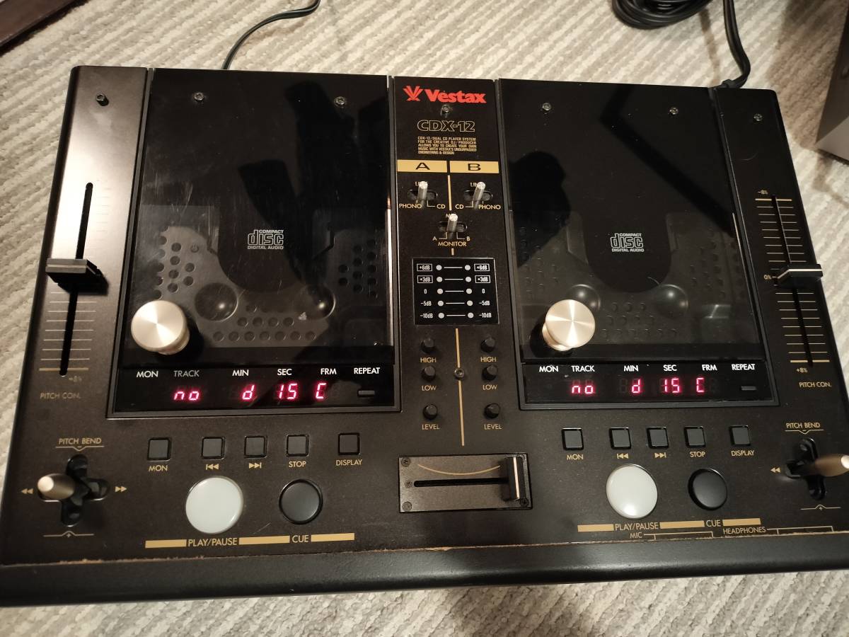 vestax ベスタックス CDX-12 CDプレーヤー CDJ ジャンク扱い CDX-12