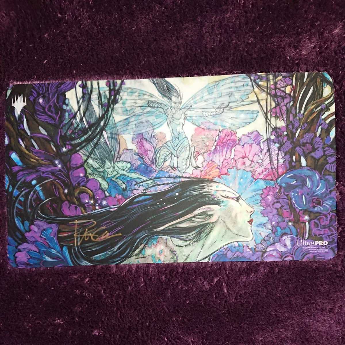 苦花 苦花 プレイマット（特別版）サイン入、 プレイマット（特別版