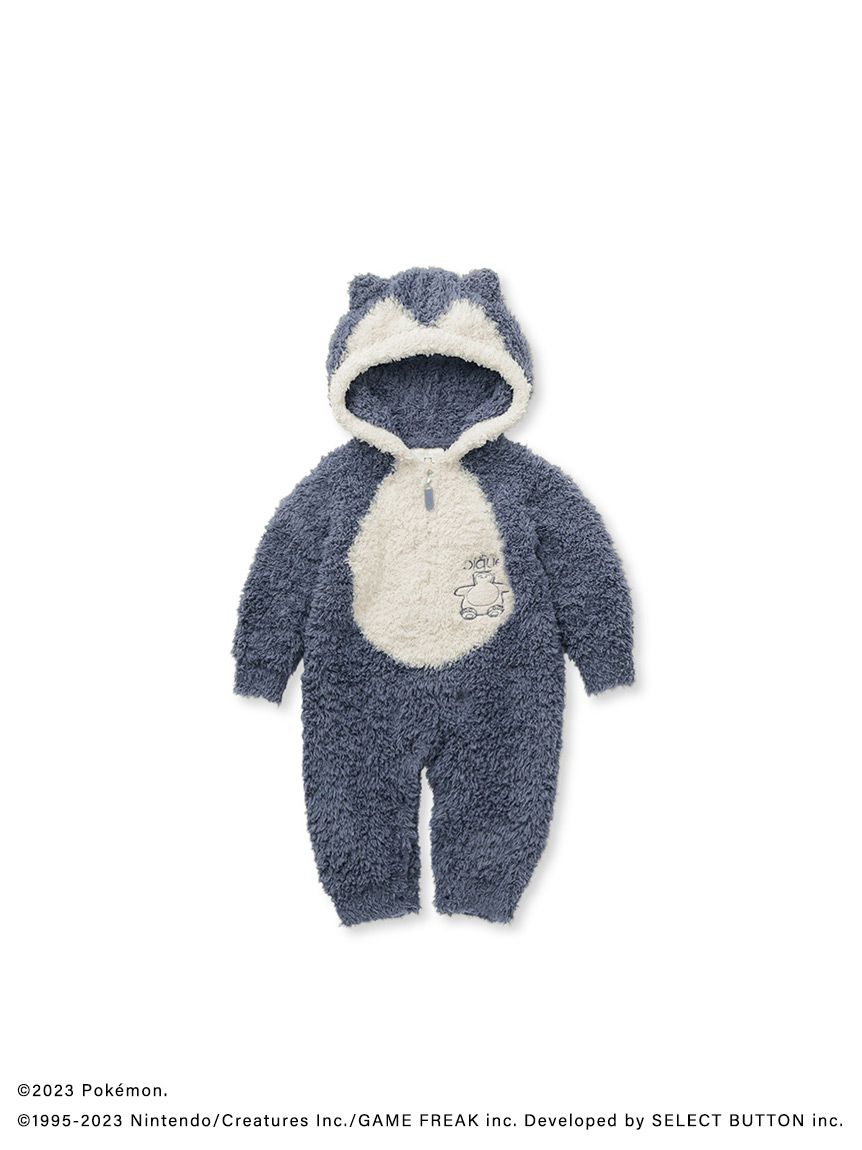 ジェラートピケ ポケモン ベビー ロンパース ピカチュウ カビゴン 80
