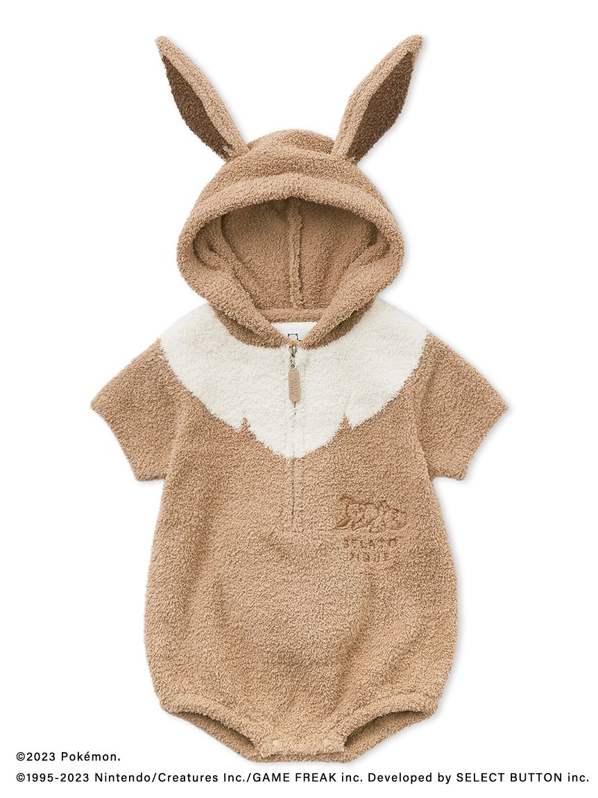 ポケモンスリープ】【ベビー】ベビモコ イーブイ ロンパース