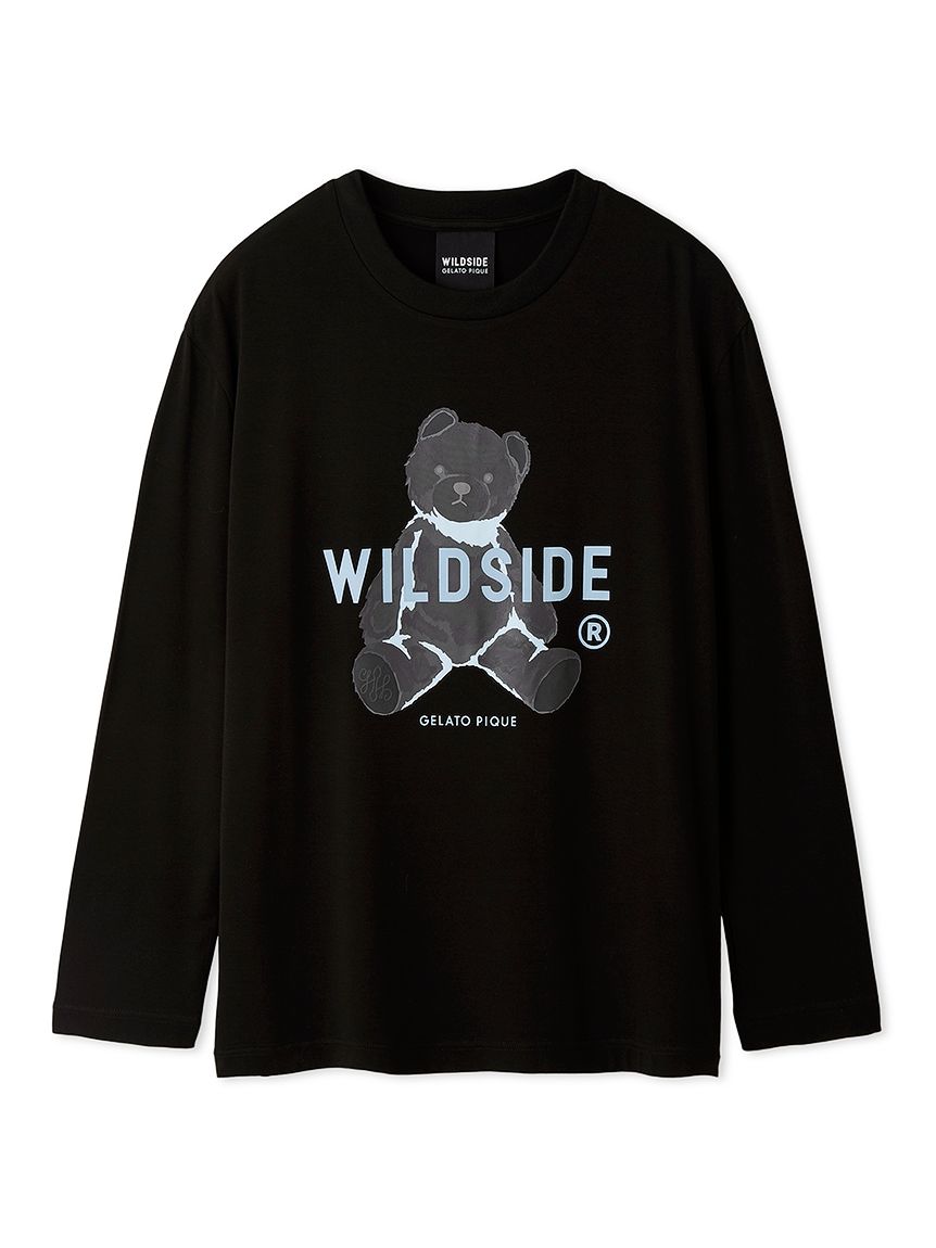 WILDSIDE】【UNISEX】ベアモチーフロングTシャツ(トップス)｜ルーム
