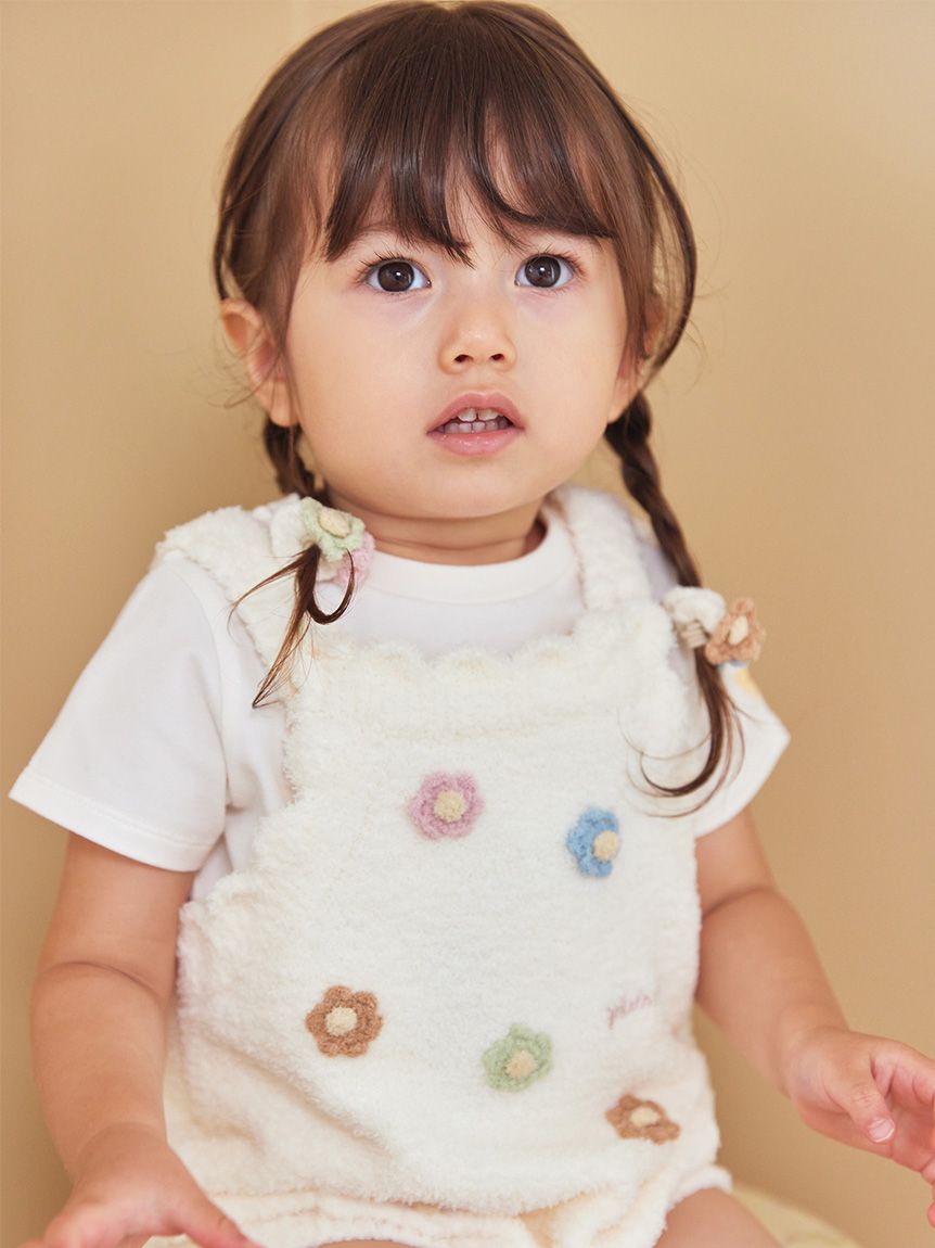BABY】ベビモコフラワーロンパース(ロンパース)｜ルームウェア
