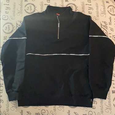 Supreme logo half zip - Gem