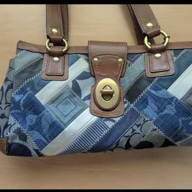 Vintage coach denim patchwork - Gem