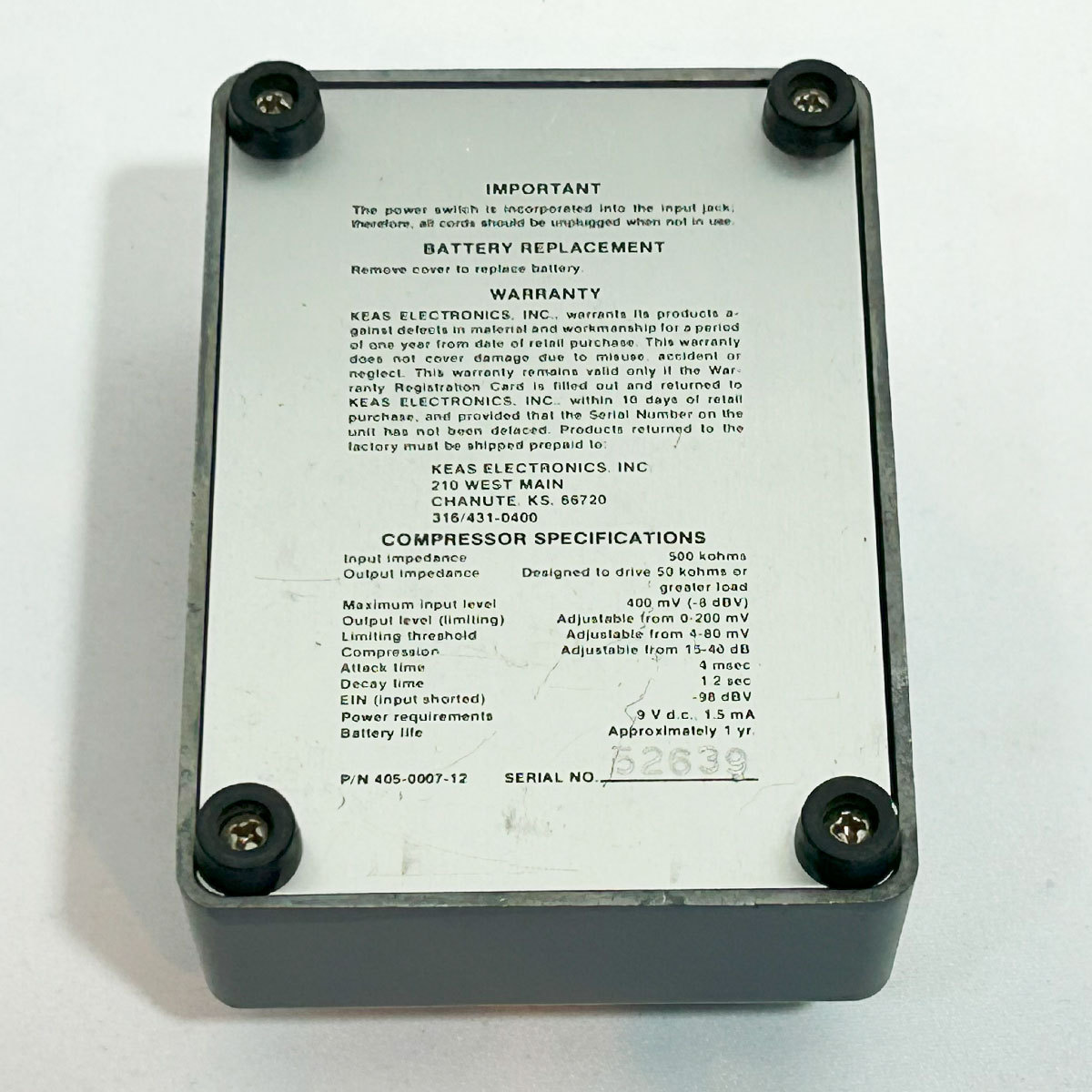 Ross Compressor （ビンテージ）【楽器検索デジマート】