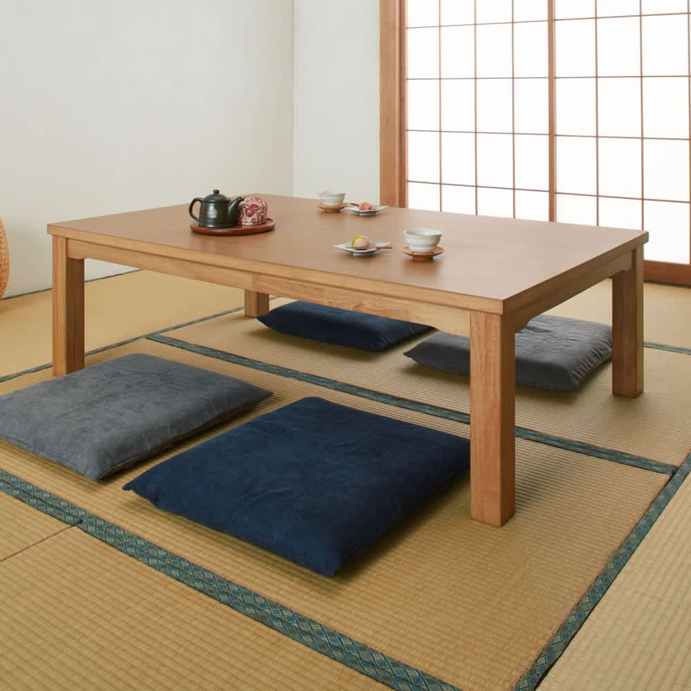天然木ダイニングこたつテーブル 90×60cm【長方形・小】 通販 - ディノス