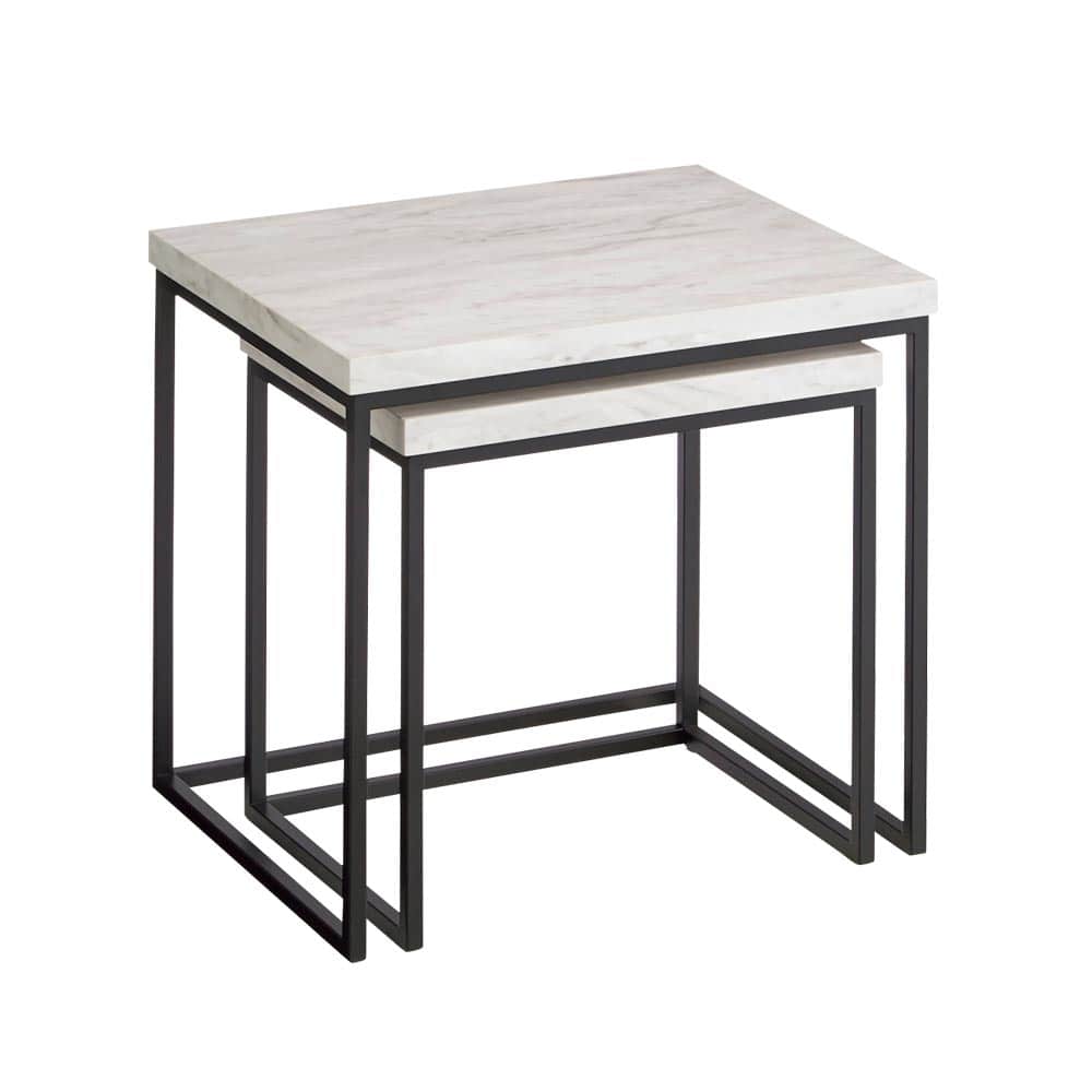 Marbrim/マーブリム 大理石調テーブルシリーズ ネストサイドテーブル