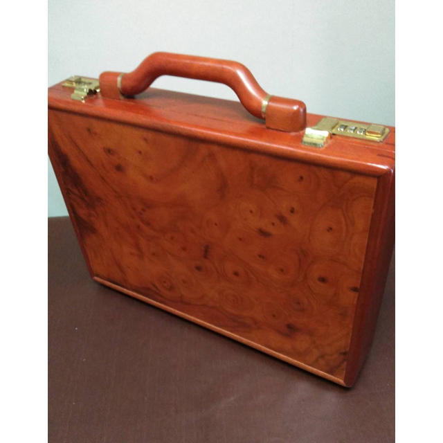 超希少 presto ヴィンテージ 木製アタッシュケース ダイヤルロック