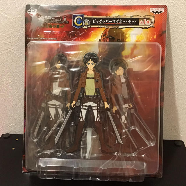 進撃の巨人➃《一番くじ ビッグラバーマグネットセット》の通販 by