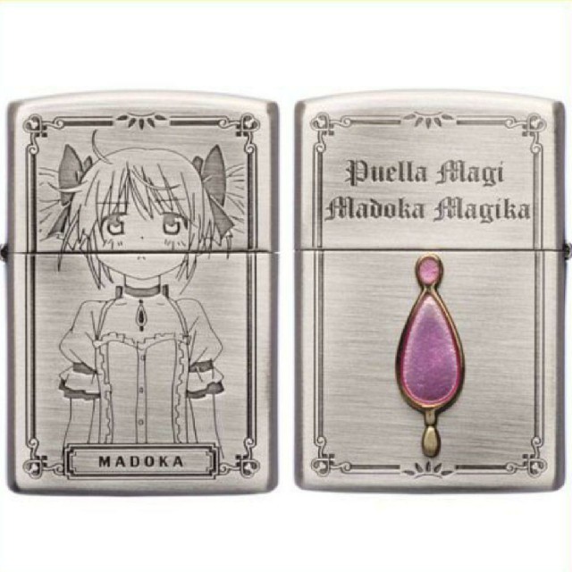 ZIPPO - 魔法少女まどか☆マギカ ジッポーライター 鹿目まどか メタル