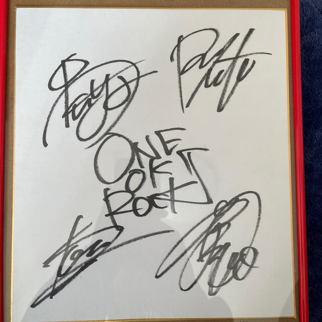 ワンオク直筆サイン入りCD ONE OK ROCK VIP
