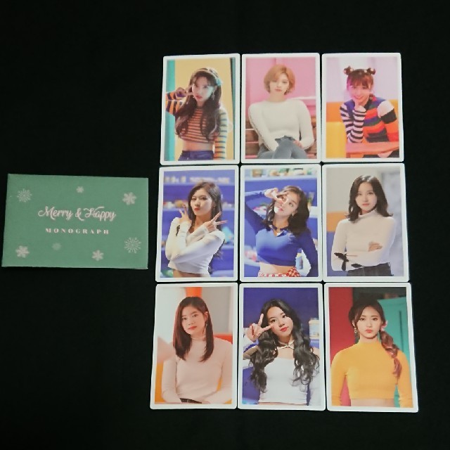 TWICE Merry&Happy モノグラフ トレカセットの通販 by おうしの