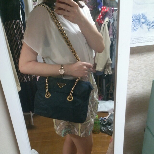 PRADA - プラダ♡キルティングチェーンバッグの通販 by mika's shop