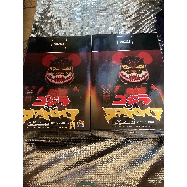 2set BE@RBRICK ゴジラVSデストロイア 100％ 400％