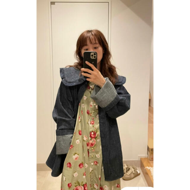 holiday - HOLIDAY PURITAN COLLAR DENIM SHIRT の通販 by ゆみ's shop