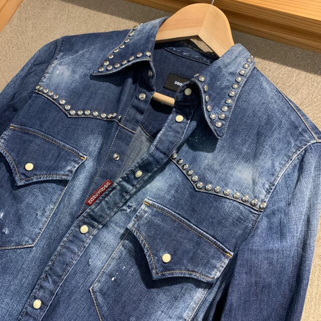 DSQUARED2 - 専用！ディースクエアード スタッズシャツ 42の通販 by