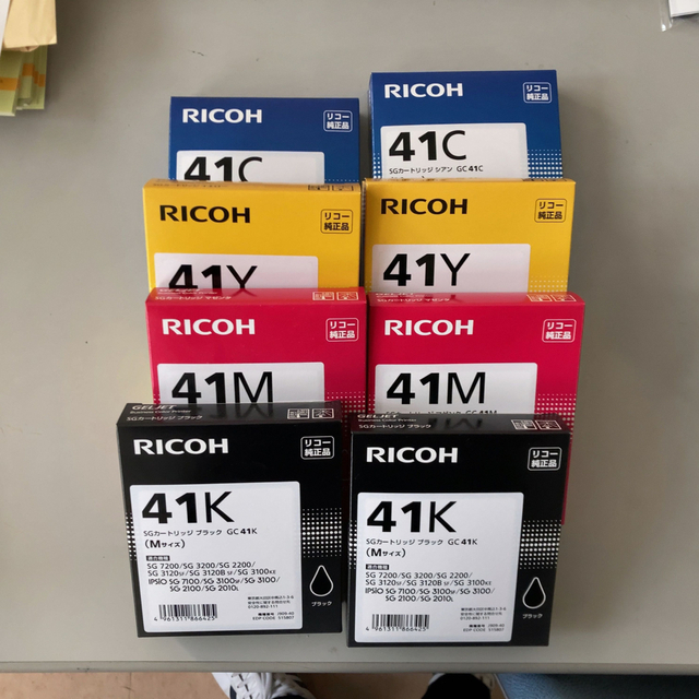 RICOH - Ricoh 純正トナーカートリッジ gc41 4色セット×2の通販 by あ