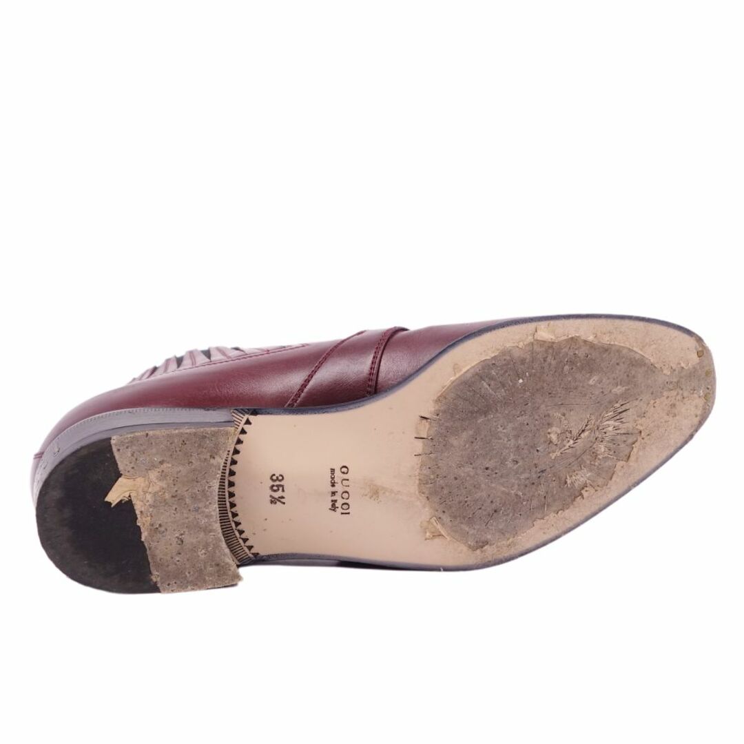 GUCCI - グッチ GUCCI ブーツ ショートブーツ カーフレザー メダリオン