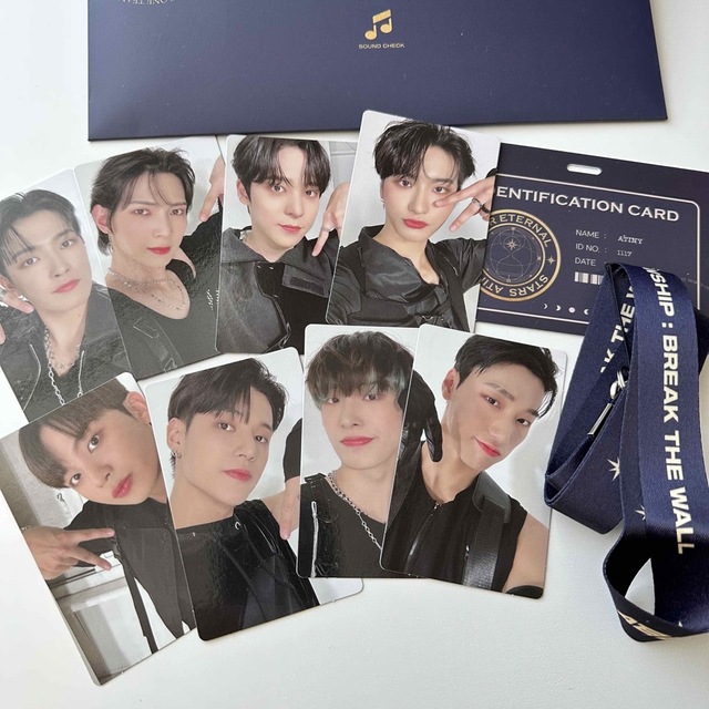 ATEEZ ソウルコン Sailor Package サウンドチェック 特典-ブルーブルー