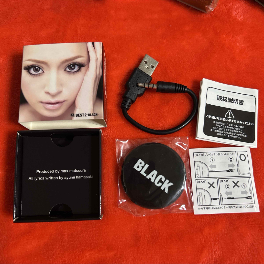 激レア 浜崎あゆみ 缶バッチ音楽プレイヤー プレイボタン 7個 【数量