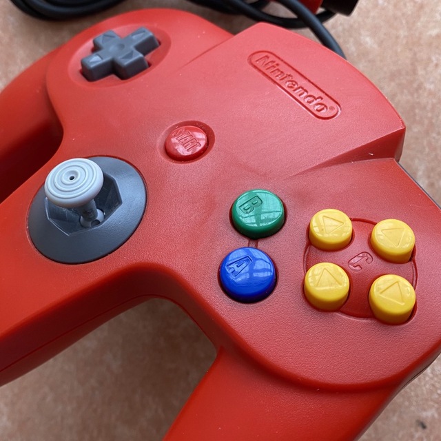 NINTENDO 64 - ニンテンドー64 コントローラー レッドの通販 by