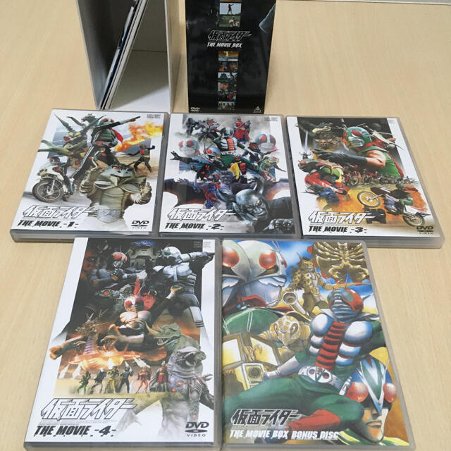 仮面ライダー THE MOVIE BOX〈初回限定生産・4枚組〉の通販 by ゆう's