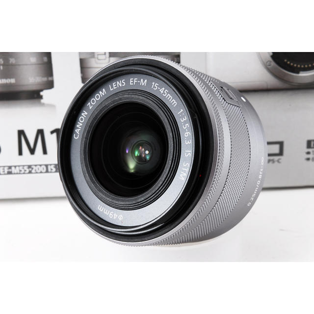 ☆Wi-Fi & 自撮り☆キャノン EOS M10 ホワイト レンズキット