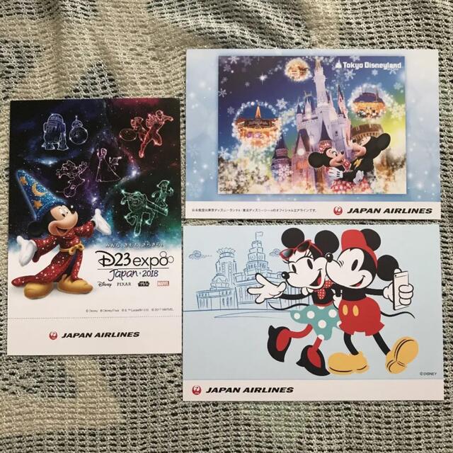 JAL(日本航空) - JAL ディズニーポストカードの通販 by FUCHI's shop