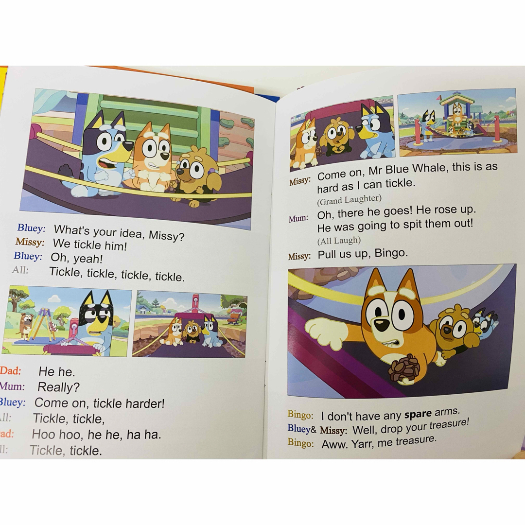 ブルーイ 台本版英語絵本 Bluey 音源付 動画付 マイヤペン対応