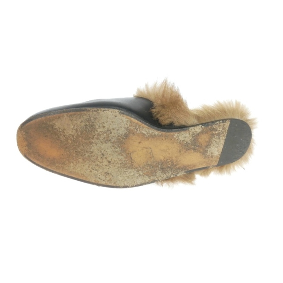 グッチ プリンスタウン ファブリック ミュール ホースビット ゴースト