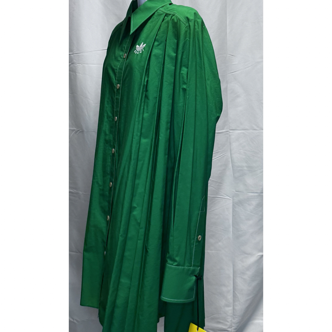 GUCCI - 44 アディダス グッチ コットン プリーツシャツ 