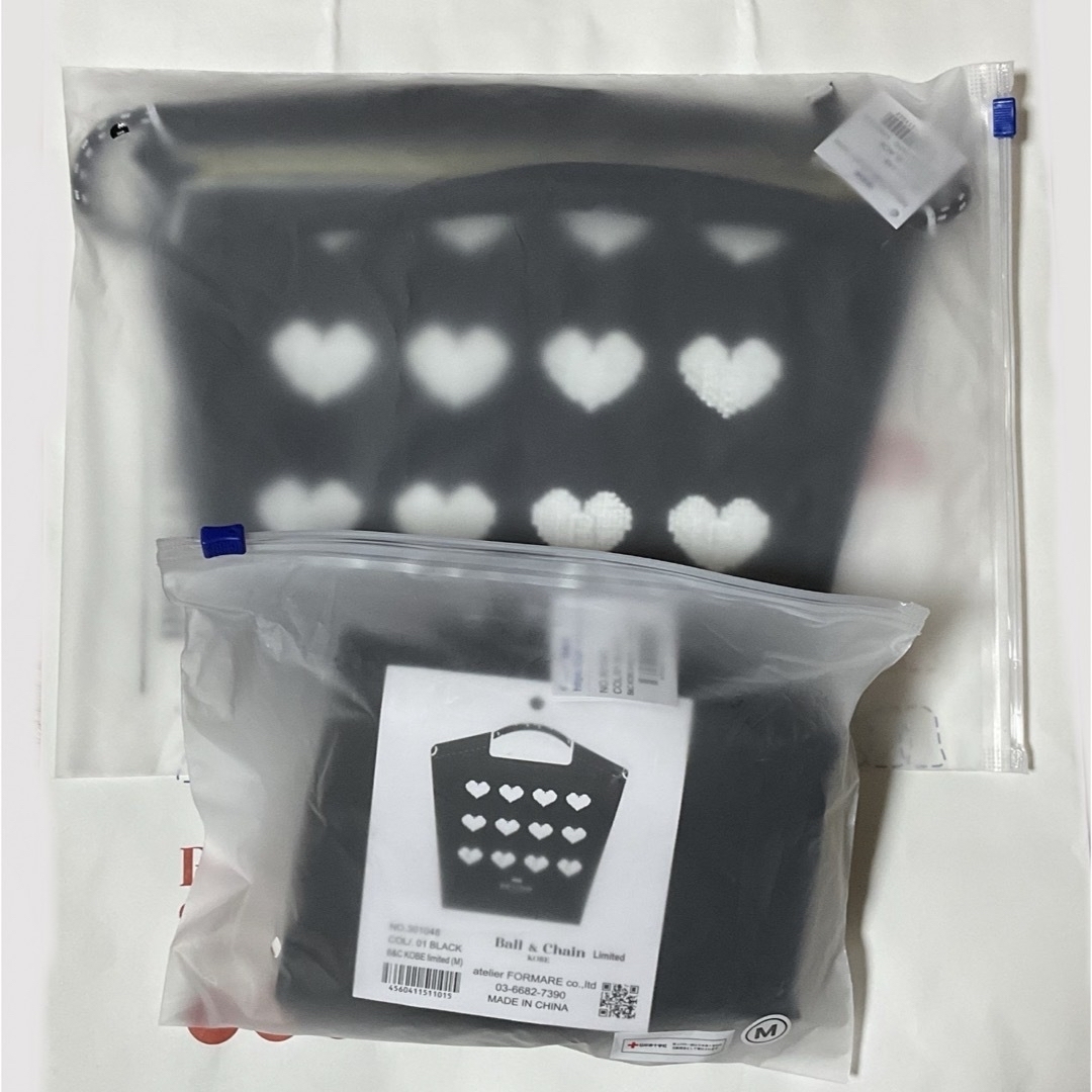 Ball&Chain 神戸限定 ハートlimited HEART 2点 ブラックの通販 by
