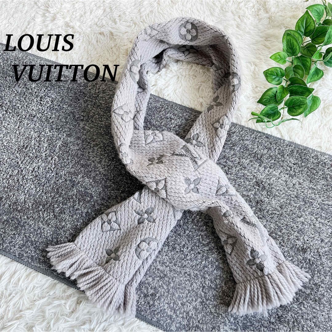 LOUIS VUITTON - ルイヴィトン マフラー エシャルプ・ロゴマニア