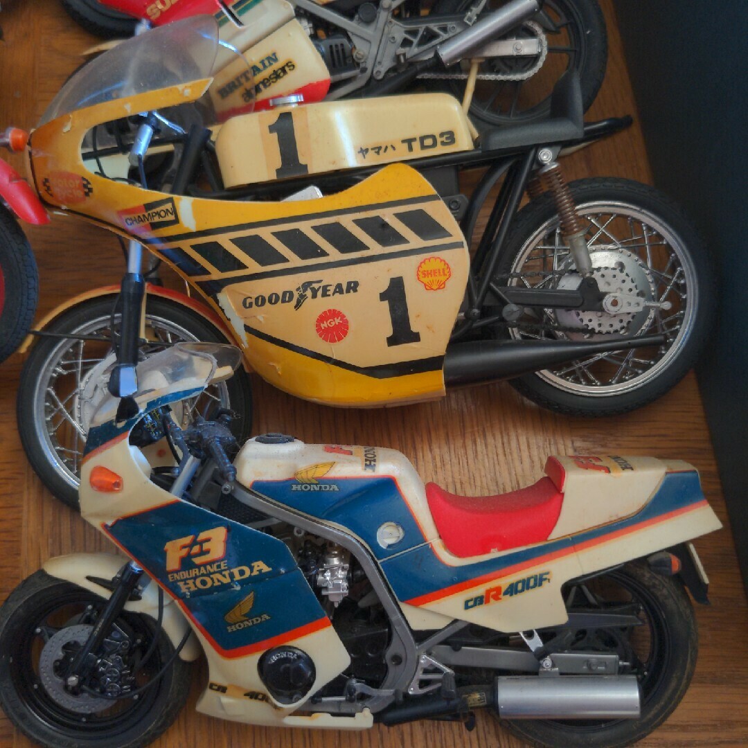 ジャンク 大量 組立済み バイク プラモデル/ホンダ ヤマハ スズキの