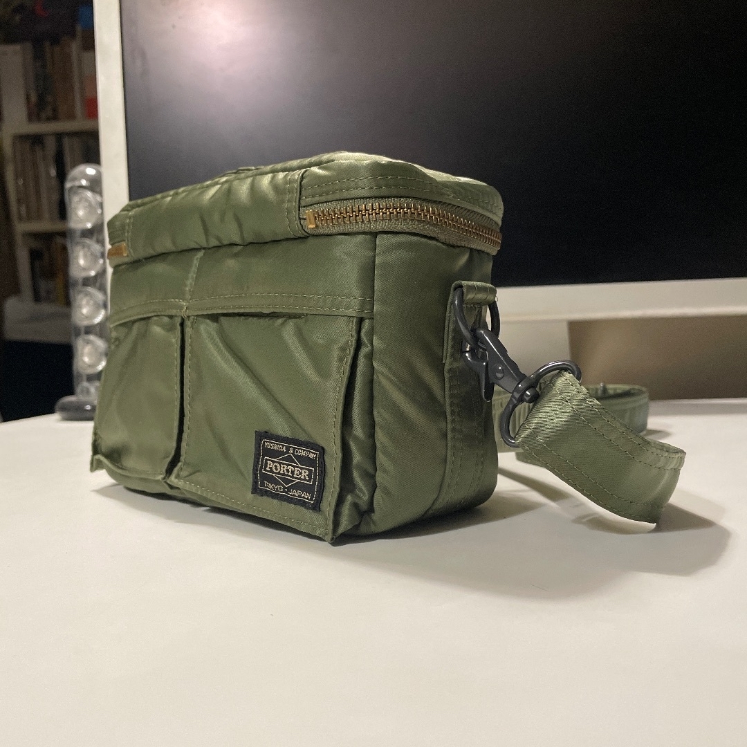 PORTER - 希少 初期 PORTER タンカー カメラバッグ S セージグリーン