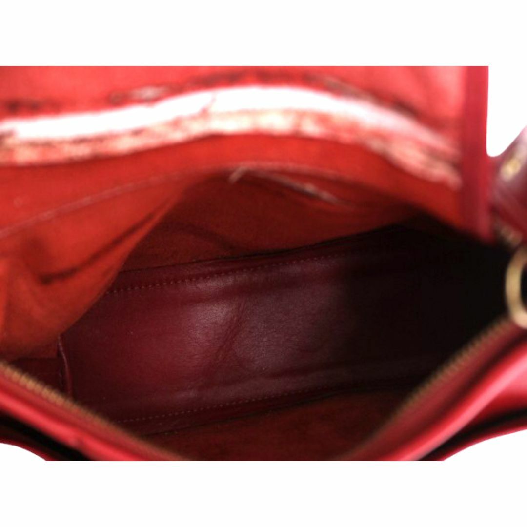 COACH - オールドコーチ 本革 レザー ミニ ショルダー バッグ 赤 COACH