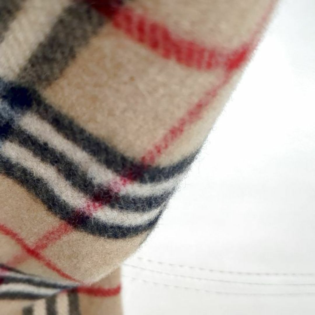 BURBERRY - バーバリーズ ラムウール ショートマフラー 長さ133cm位