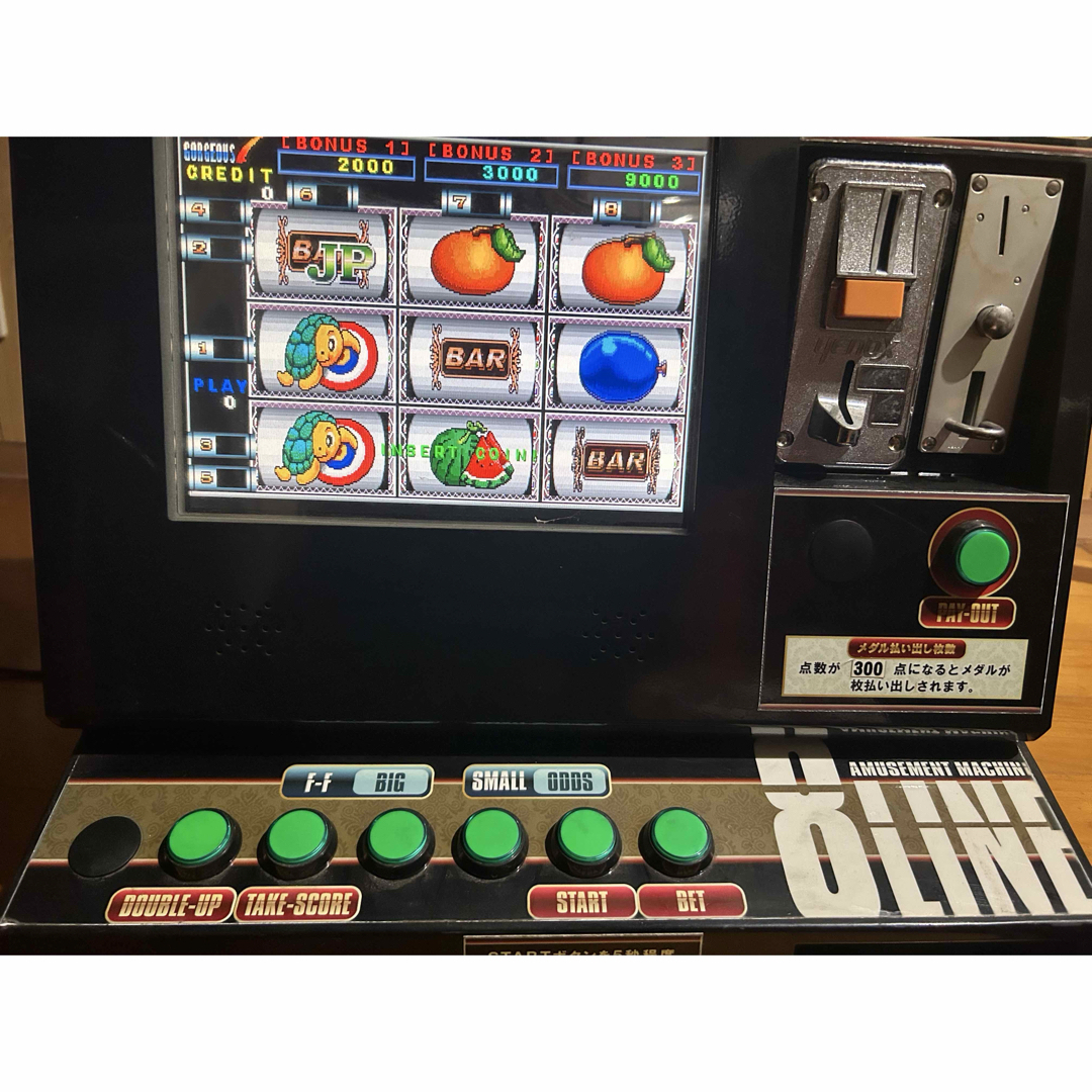 昭和レトロ レトロ卓上ゲーム機 スロットマシン エイトラインの通販 by