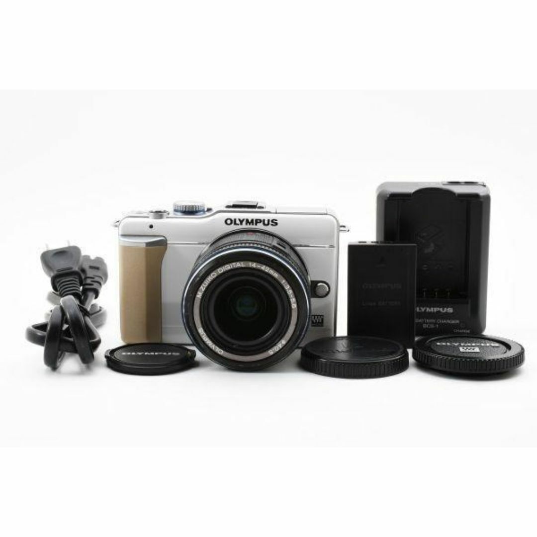 訳アリ品OLYMPUS PEN E-PL1 レンズキット ホワイト 訳アリ品 OLYMPUS