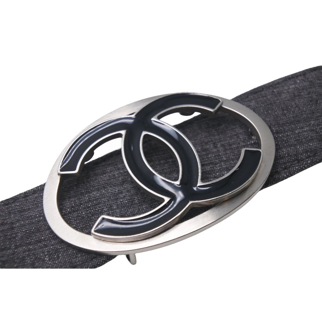 CHANEL - CHANEL シャネル デニムレザーベルト サイズ90/36 ココマーク