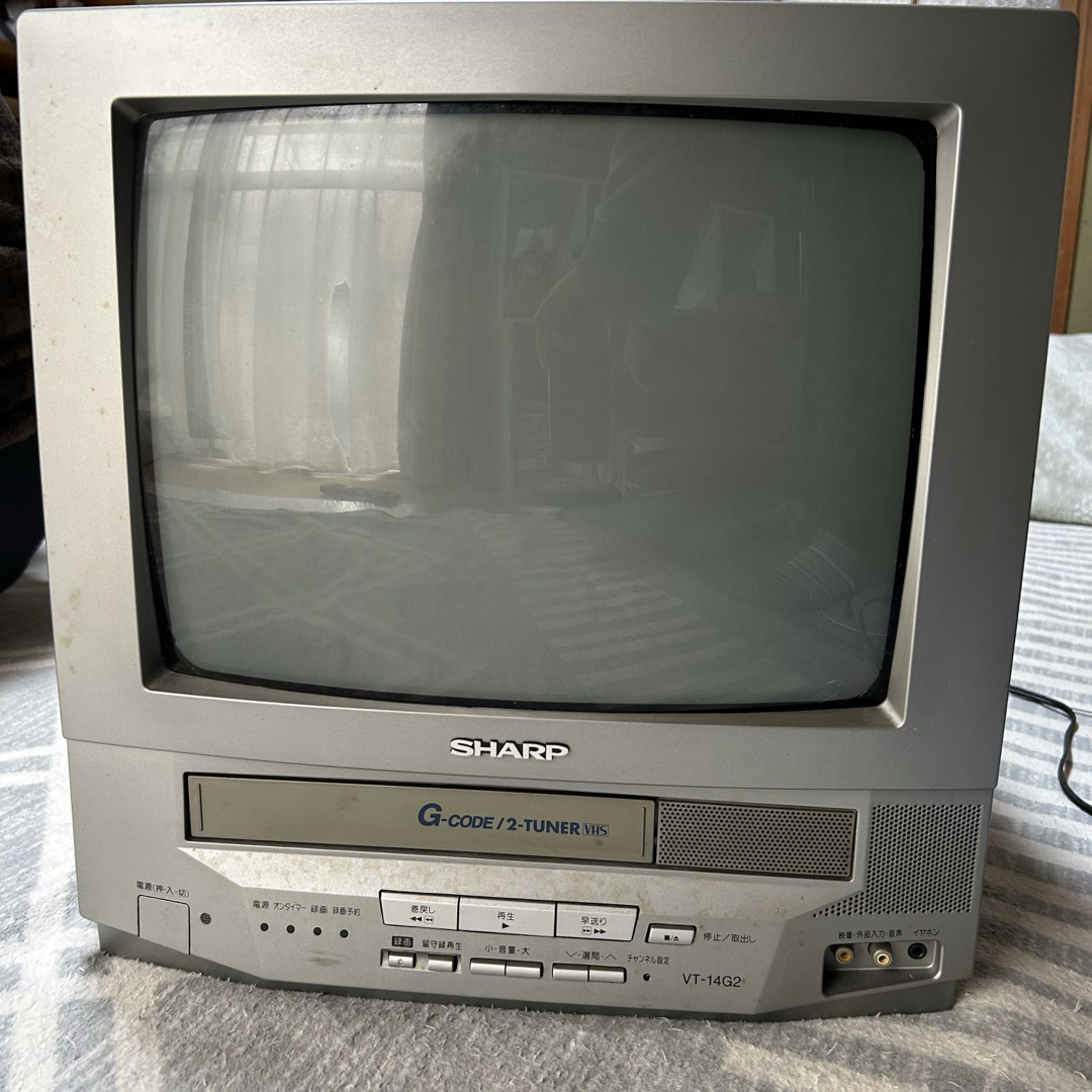 SHARP - シャープ テレビデオ14型VHS ブラウン管テレビの通販 by