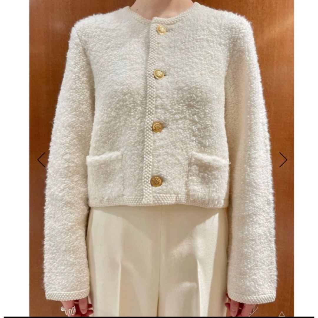 MACPHEE - MACPHEE ムートン クルーネックカーディガンの通販 by n