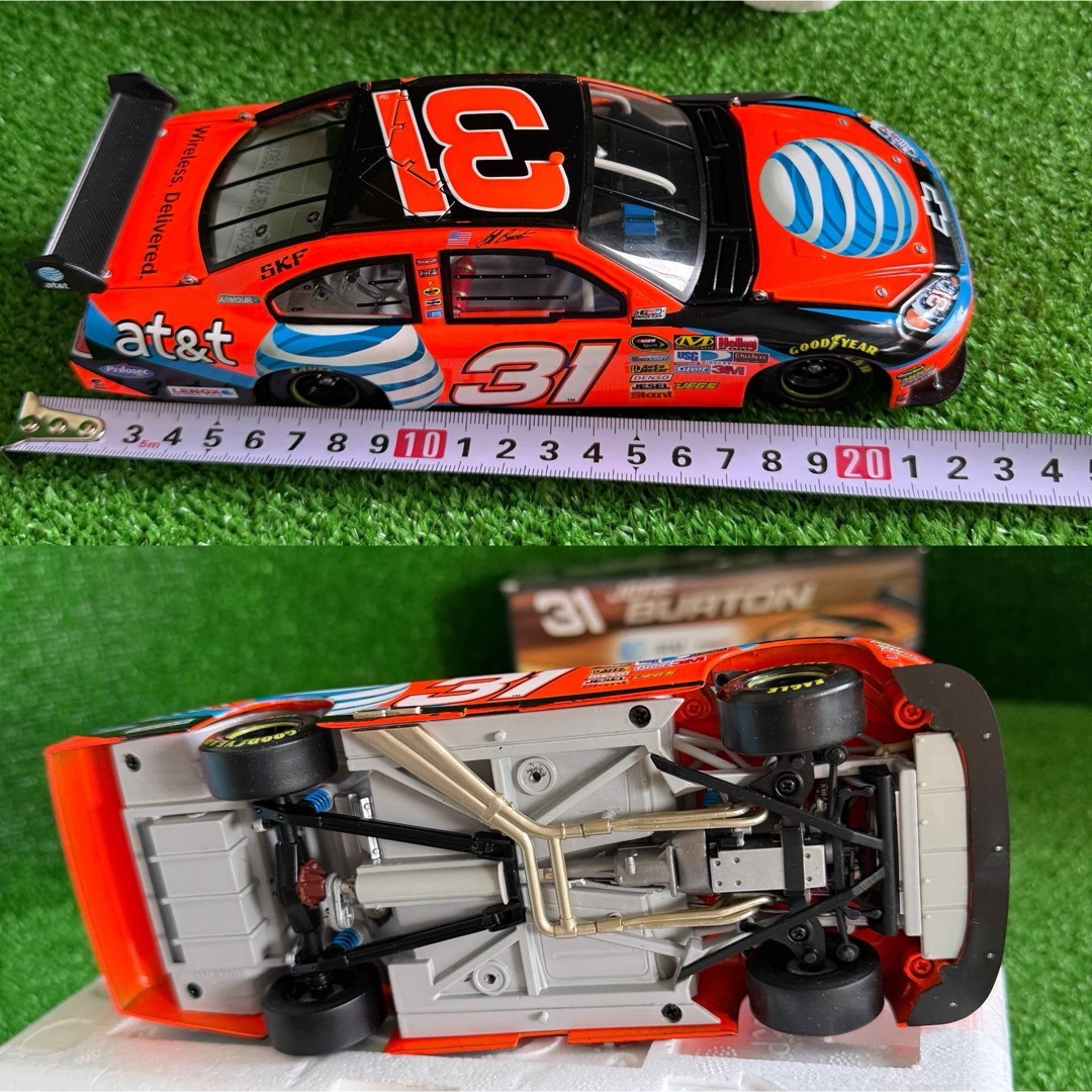 B006】1/24 ジェフ・バートン♯31 AT&Tレーシングカー NASCARの通販 by