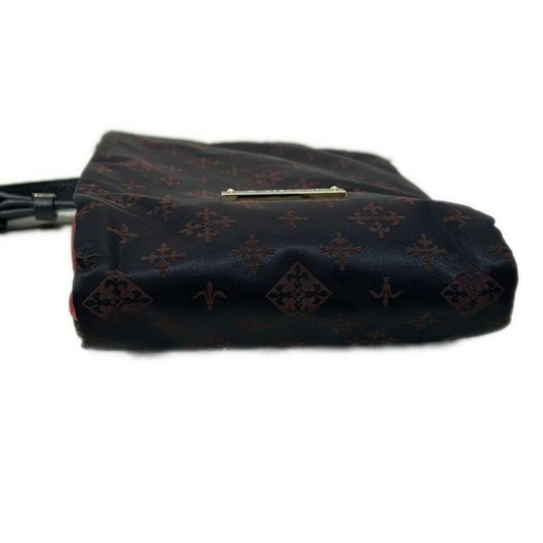 Russet - russet(ラシット) ショルダーバッグ美品 - 黒×ダークブラウン