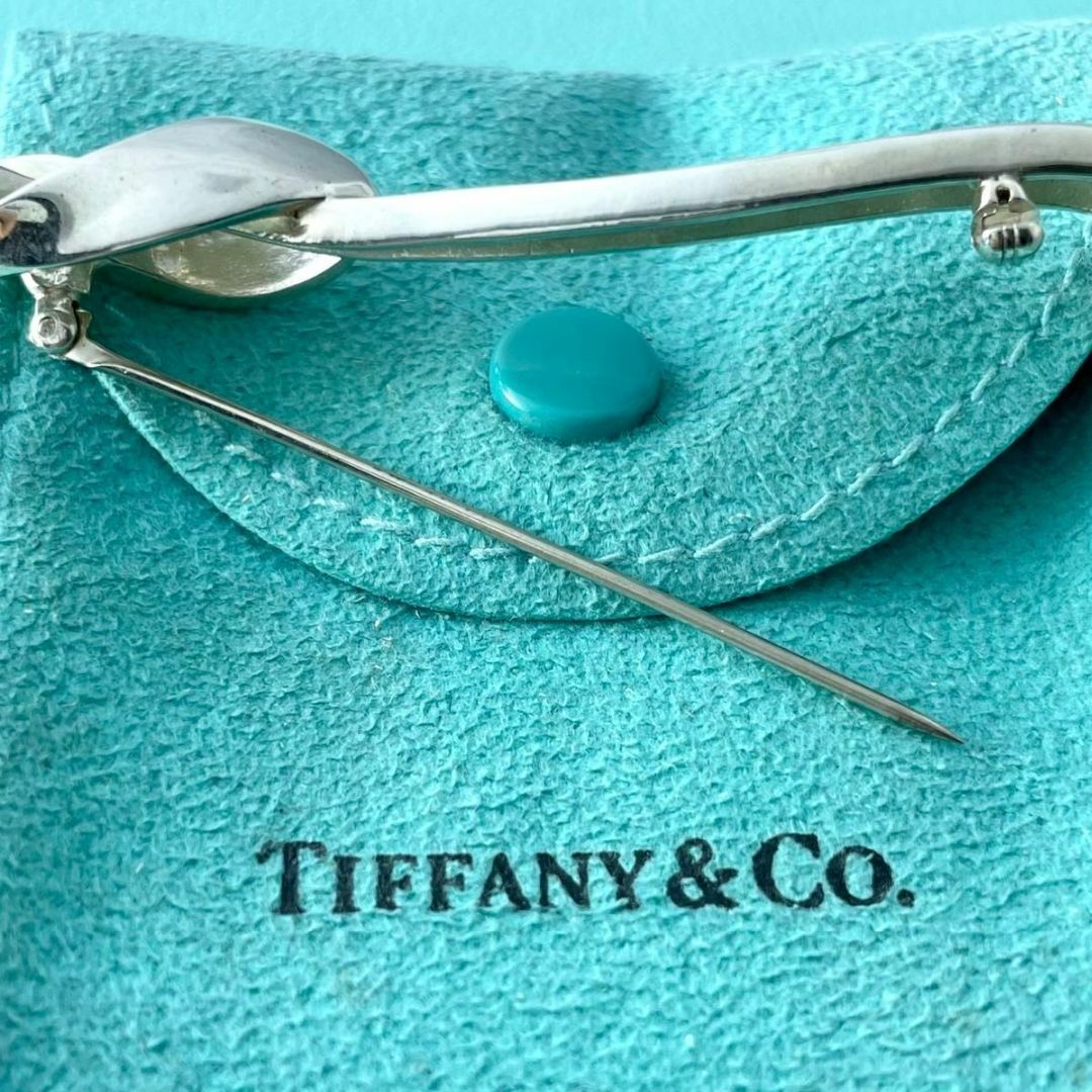 Tiffany & Co. - ティファニー リボン ノット ブローチ シルバー 925