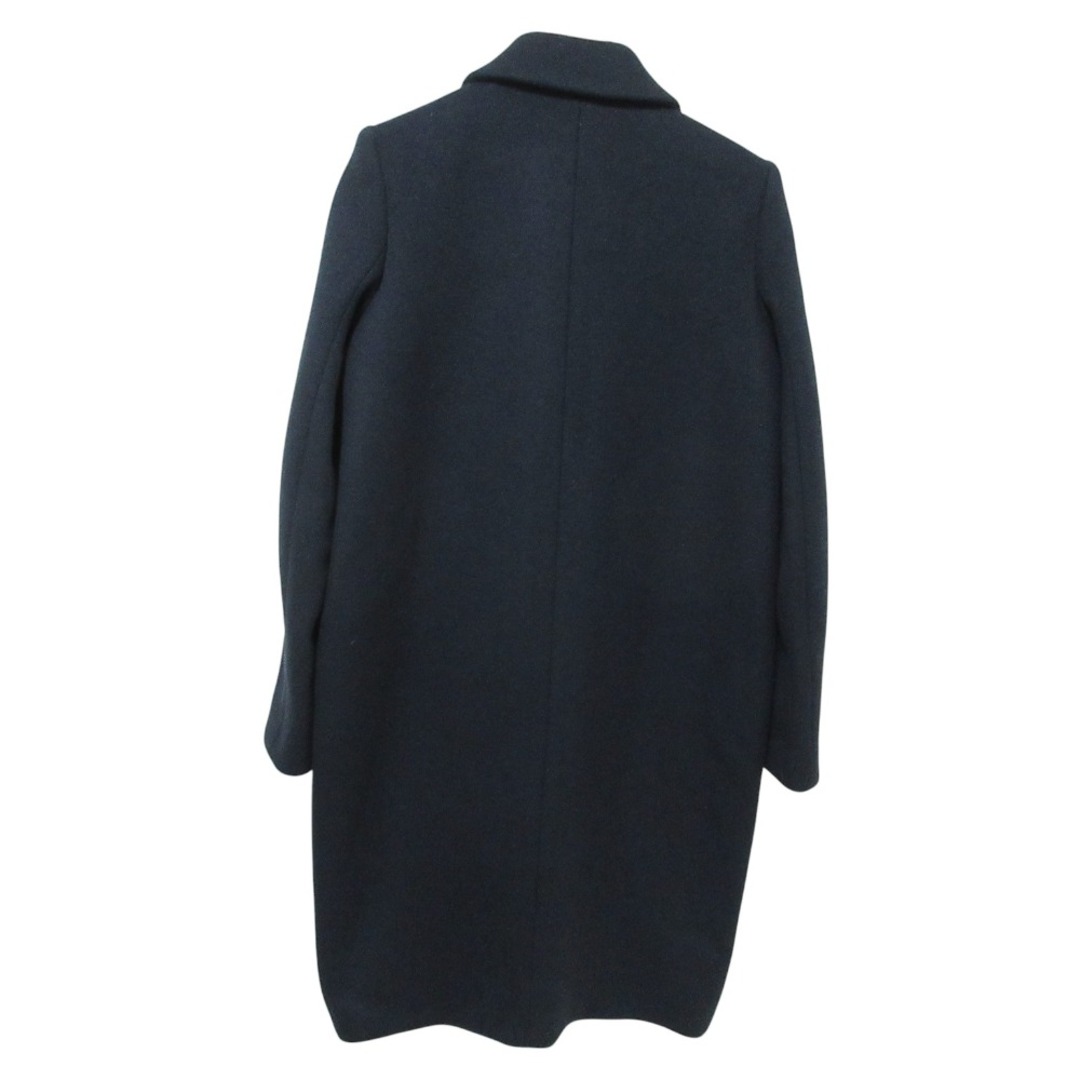 ENFOLD ウールリバー スタンドショートコート ネイビー M 38 ENFOLD