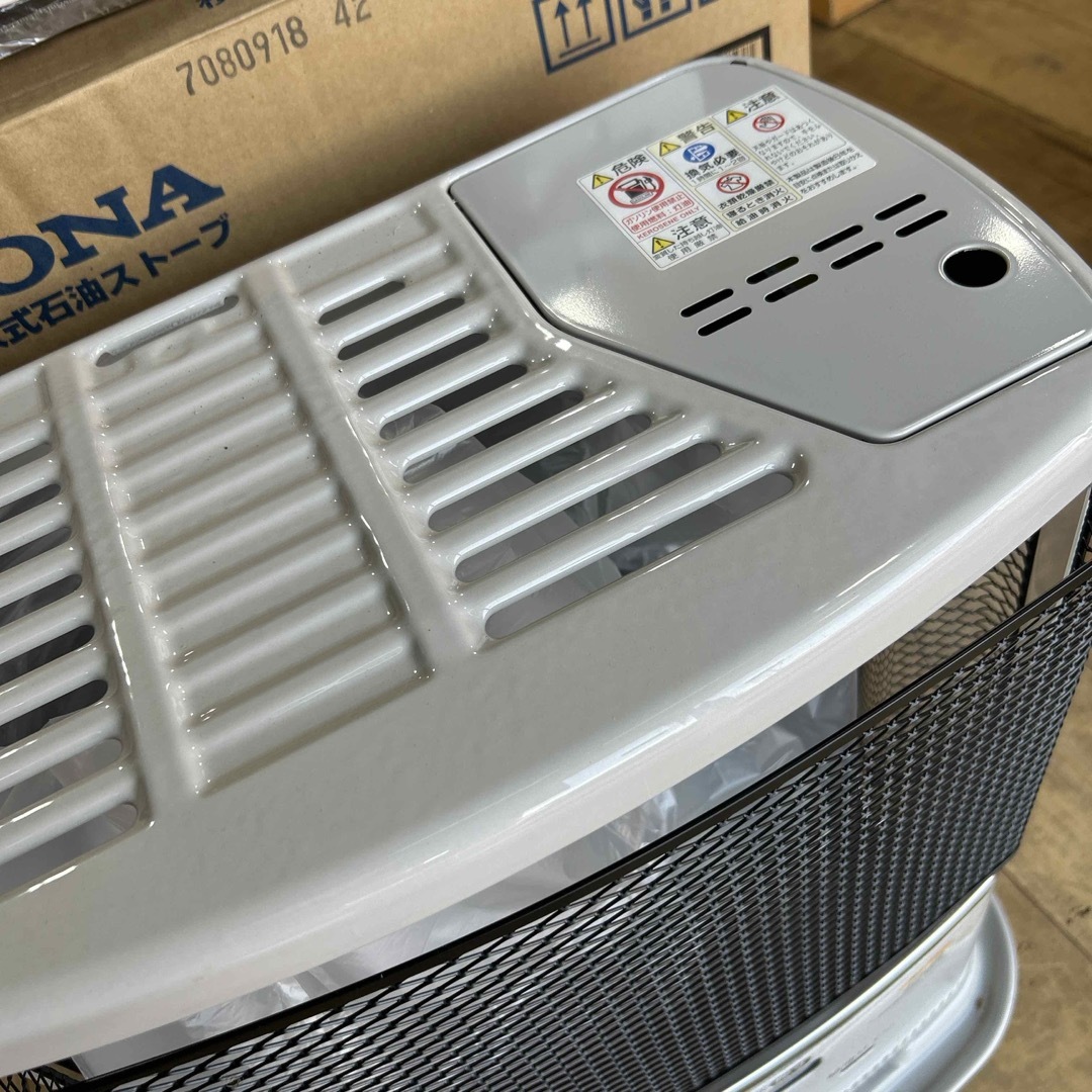 CORONA 自然通気型解放式石油ストーブ SX-E2419Y-W 新品の通販 by リア