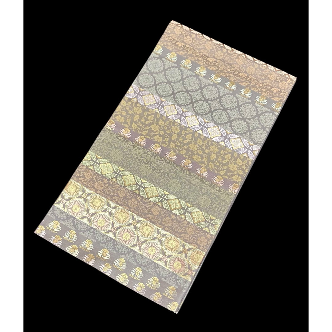 箔屋清兵衛 袋帯 双図柄 名物裂文様 全通日本の心 共